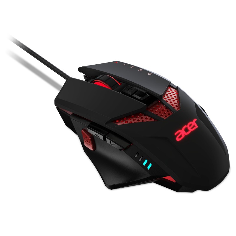 SOURIS GAMING ACER NITRO / NOIR & ROUGE