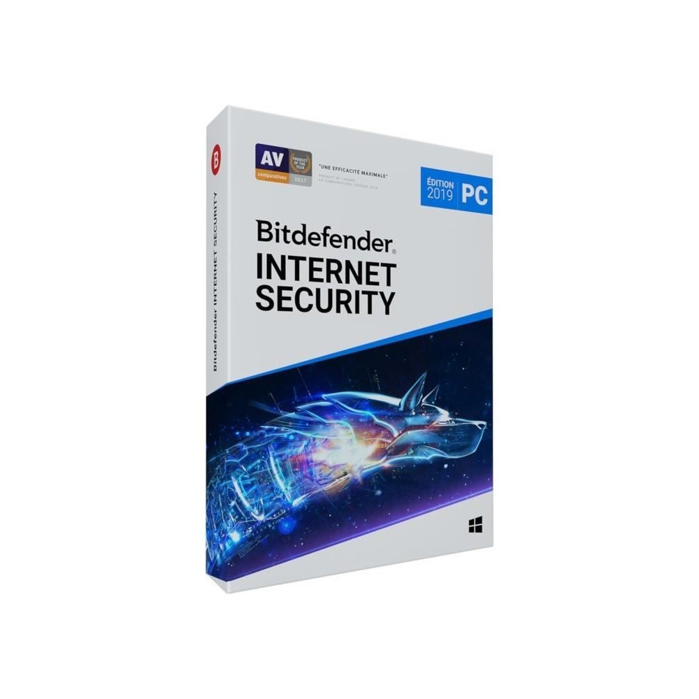 Antivirus Bitdefender Internet Security / 1 Poste / 1 an