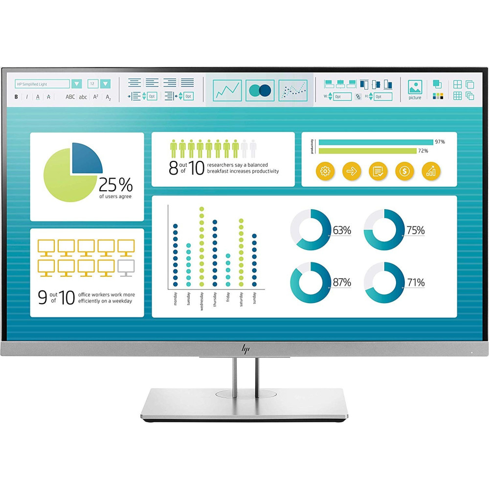 Ecran HP EliteDisplay E273 27" Full HD