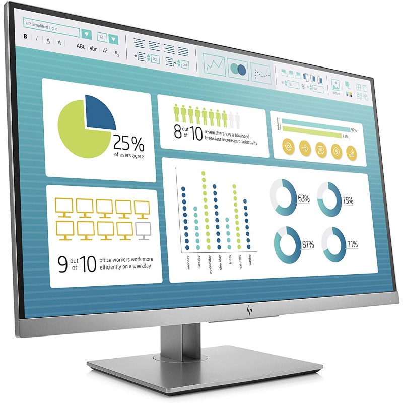 Slide  #1 Ecran HP EliteDisplay E273 27" Full HD