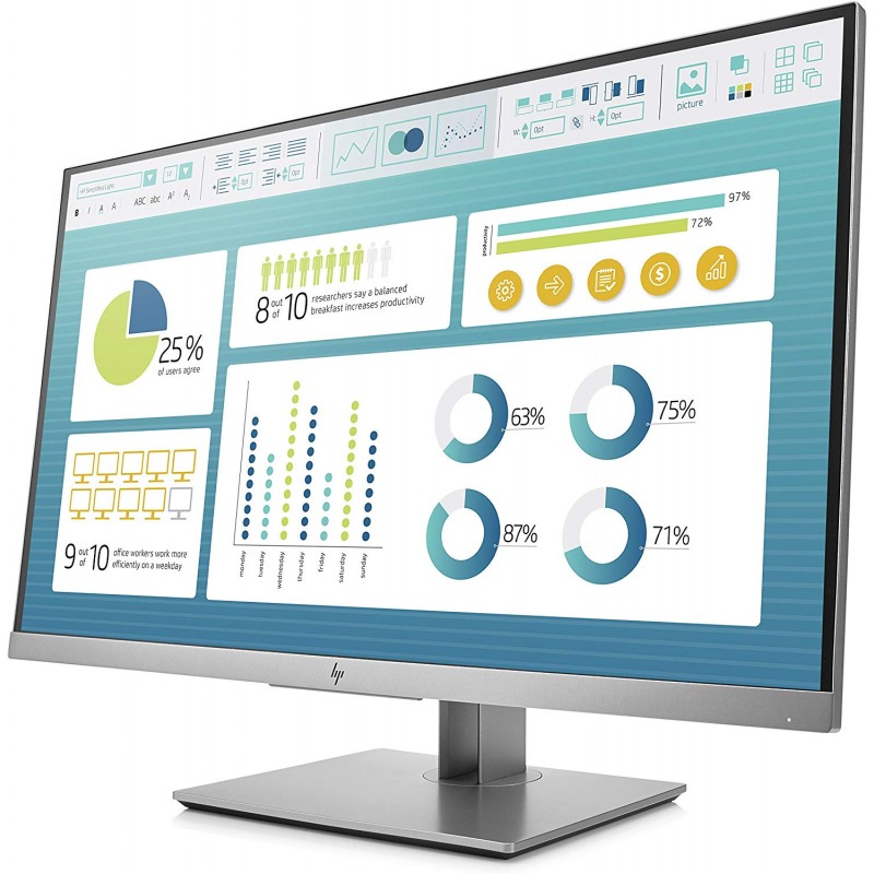 Slide  #2 Ecran HP EliteDisplay E273 27" Full HD
