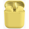 Ecouteur Bluetooth Sans fil Earbud i12 Nouvelle Génération / Jaune