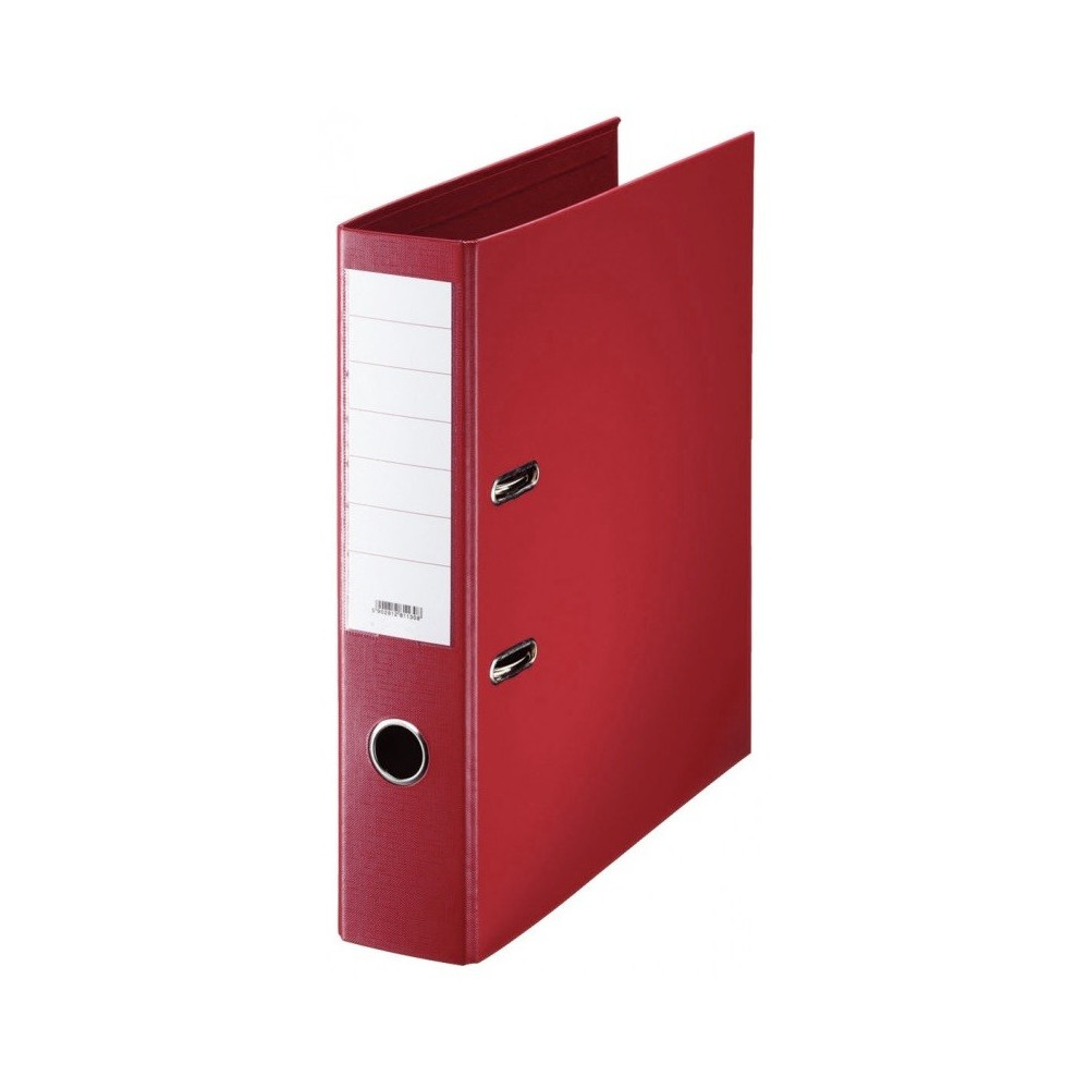 Classeur Q-connect PP dos de 75mm / Bordeau