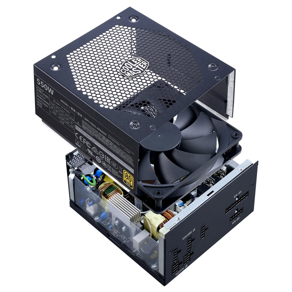 Boite d'alimentation Cooler Master V550 / 80Plus Gold