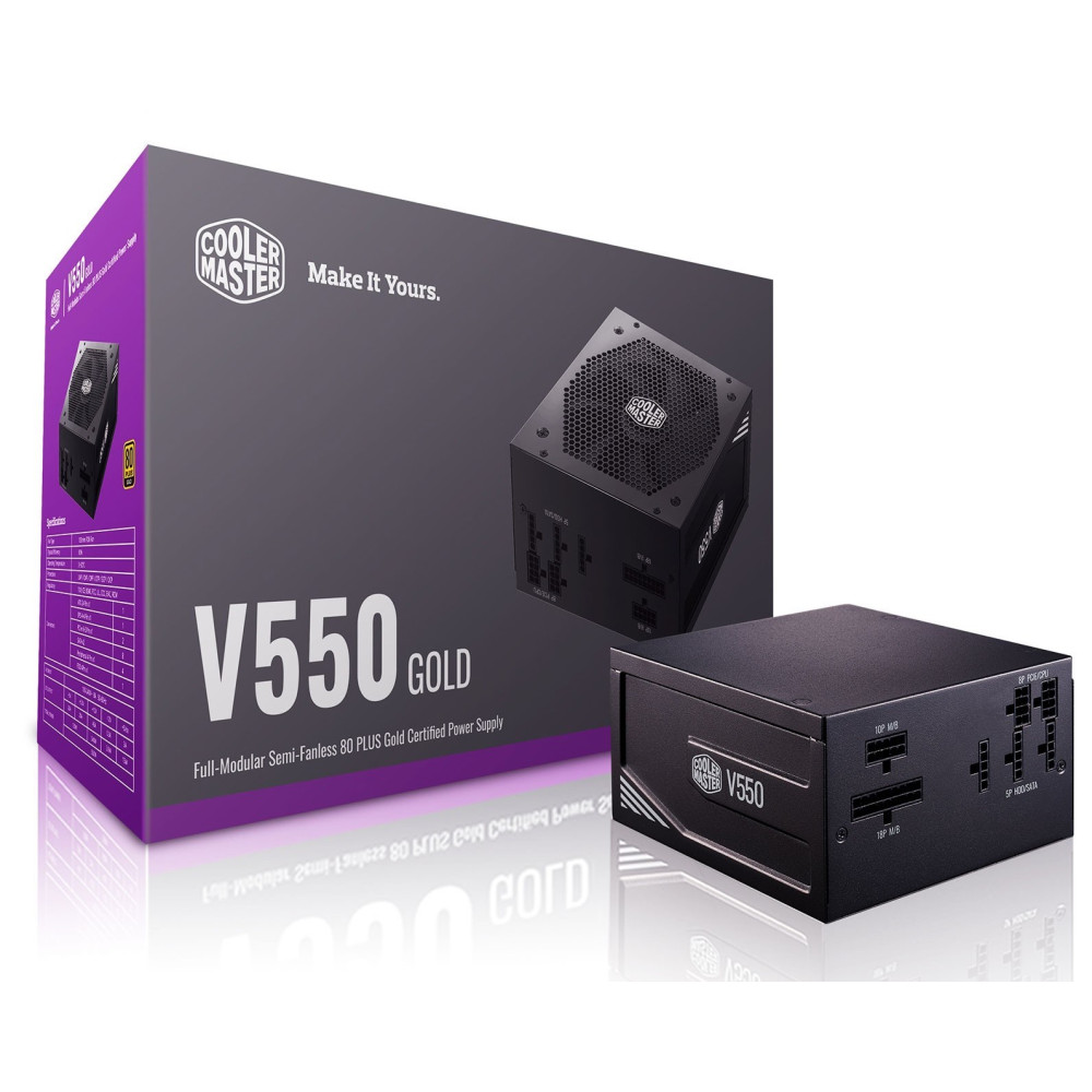 Boite d'alimentation Cooler Master V550 / 80Plus Gold