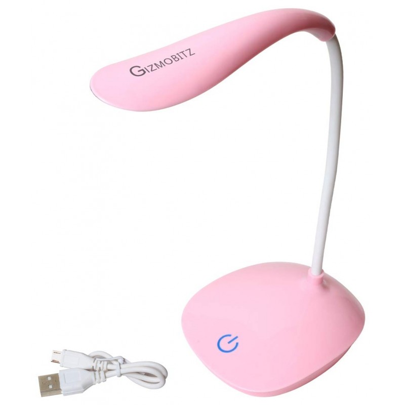 kwmobile Lampe de bureau LED - Chevet Pliable 360° - Or Rose