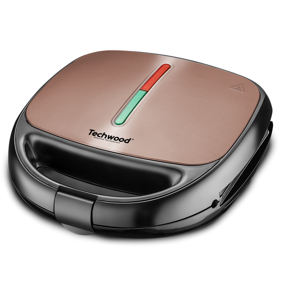 Gaufrier / Croque / Grill INOX Bronze Techwood TGCI-811 / 800W