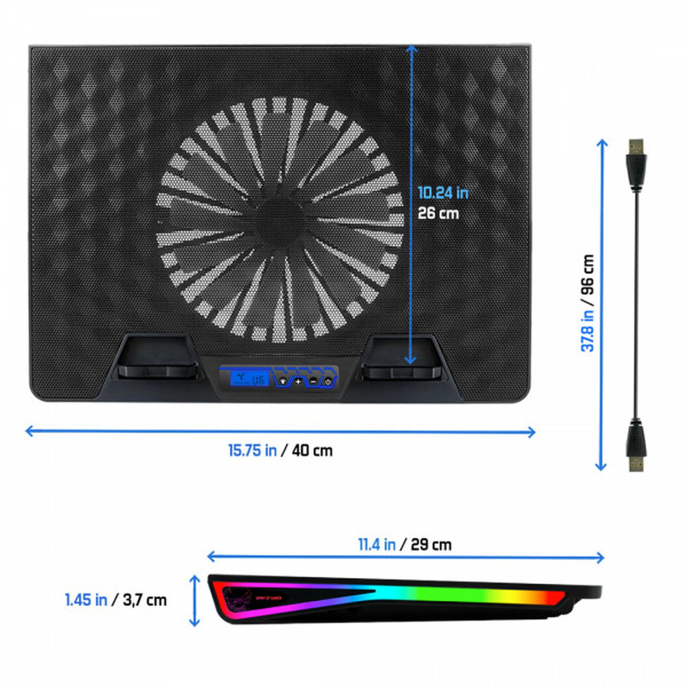 Refroidisseur Pour Pc portable 17" Spirit of Gamer AirBlade 800