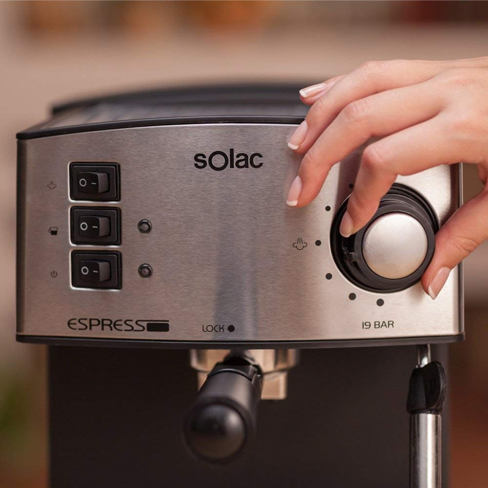 Machine a café Expresso Solac CE4480 / 19 bars / Inox