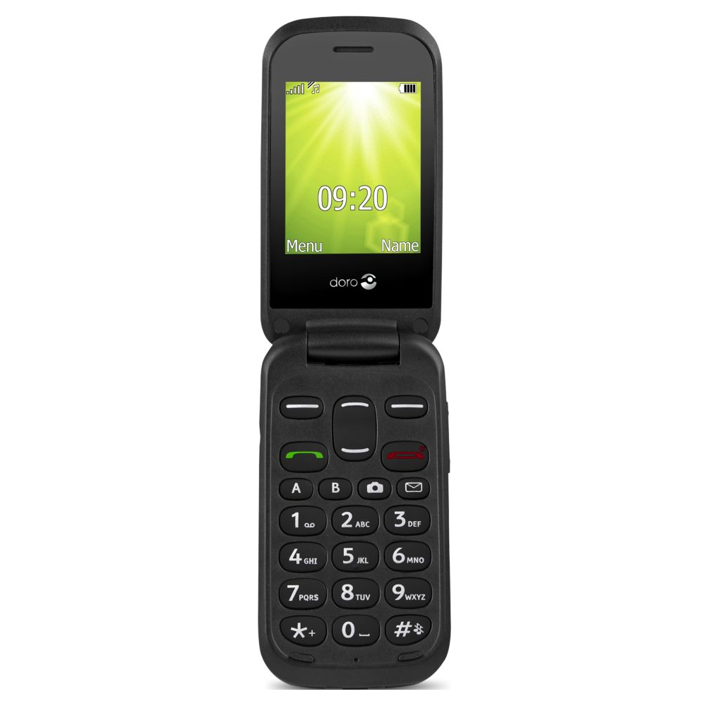Téléphone Portable Doro 2404 / Double SIM / Noir