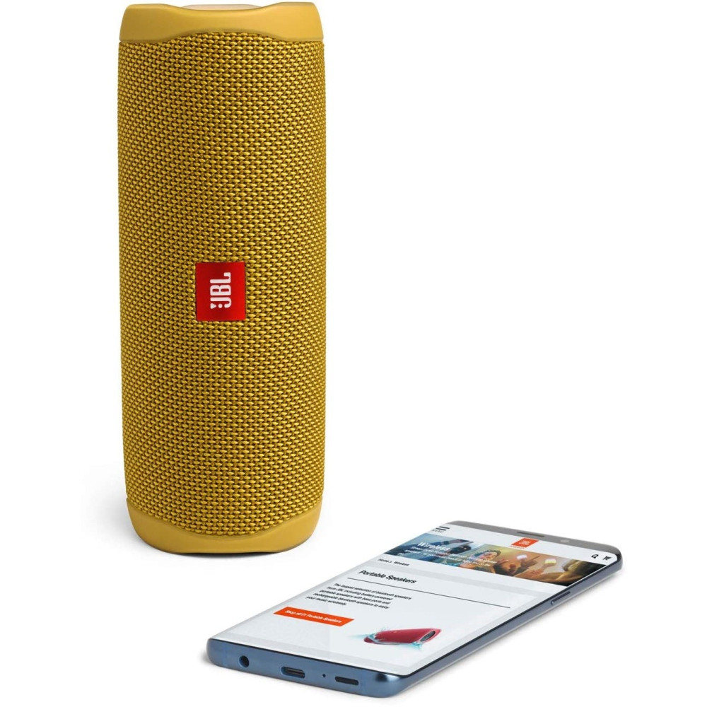 Enceinte portable Bluetooth JBL Flip 5 / Étanche / Jaune