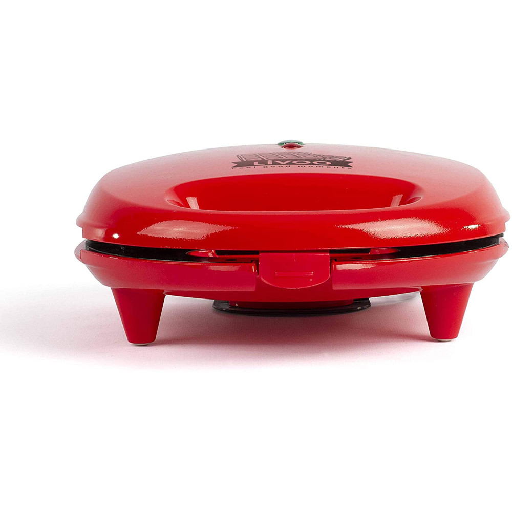 APPAREIL DE CUISSON LIVOO 3 EN 1 CROQUE-GAUFRE-GRILL / 700 W / ROUGE