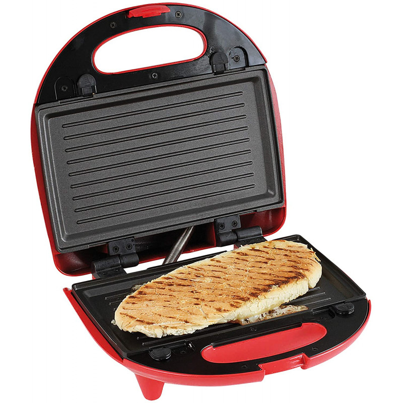 APPAREIL DE CUISSON LIVOO 3 EN 1 CROQUE-GAUFRE-GRILL / 700 W / ROUGE