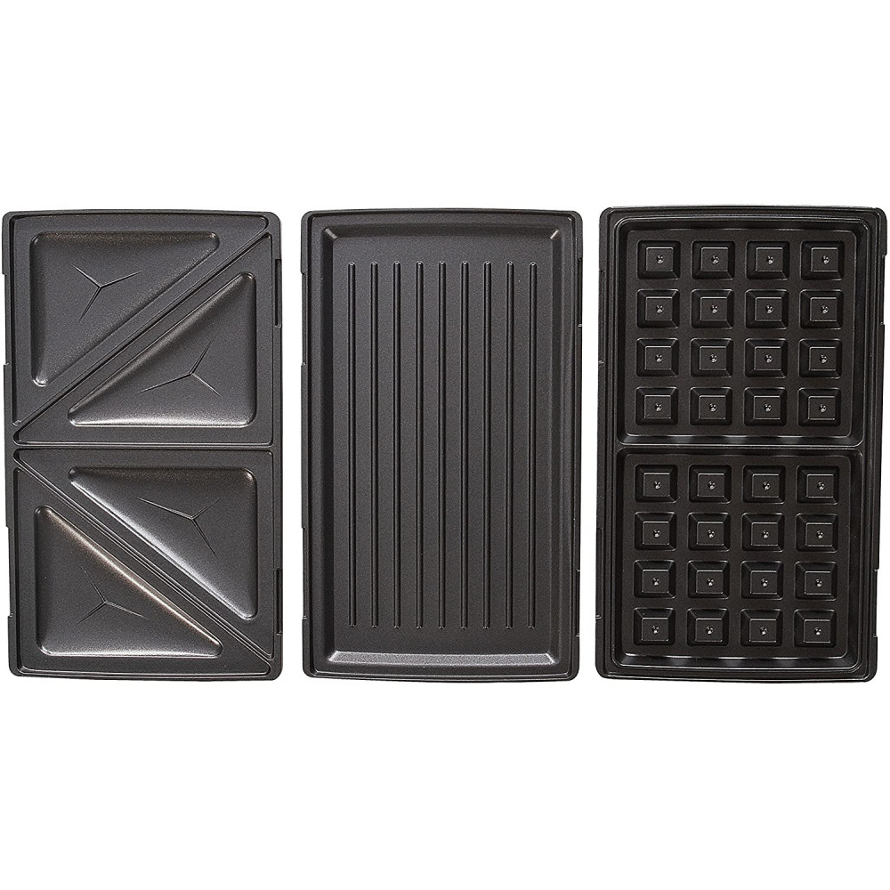 APPAREIL DE CUISSON LIVOO 3 EN 1 CROQUE-GAUFRE-GRILL / 700 W / ROUGE