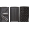 APPAREIL DE CUISSON LIVOO 3 EN 1 CROQUE-GAUFRE-GRILL / 700 W / ROUGE