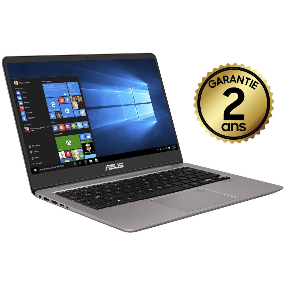 Pc portable ASUS Zenbook UX410UF / i5 8è Gén / 8 Go / Silver + SIM Orange Offerte 60 Go