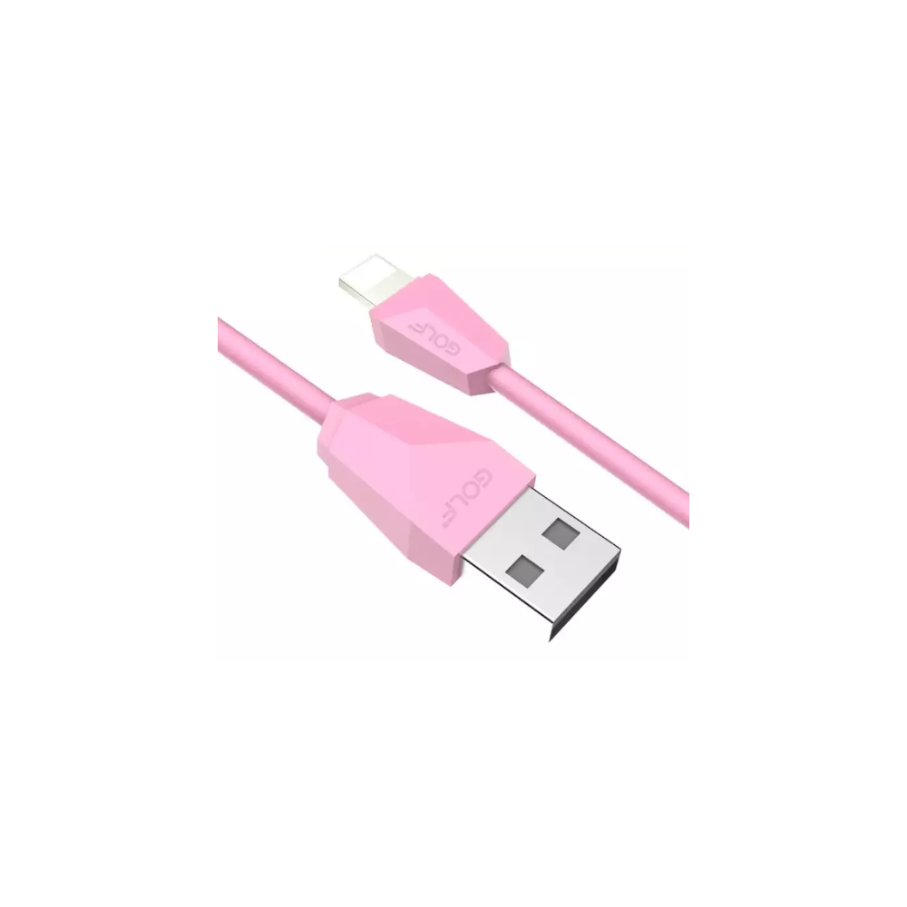 CÂBLE USB POUR IPHONE GOLF GC-27M / 1M  / Rose