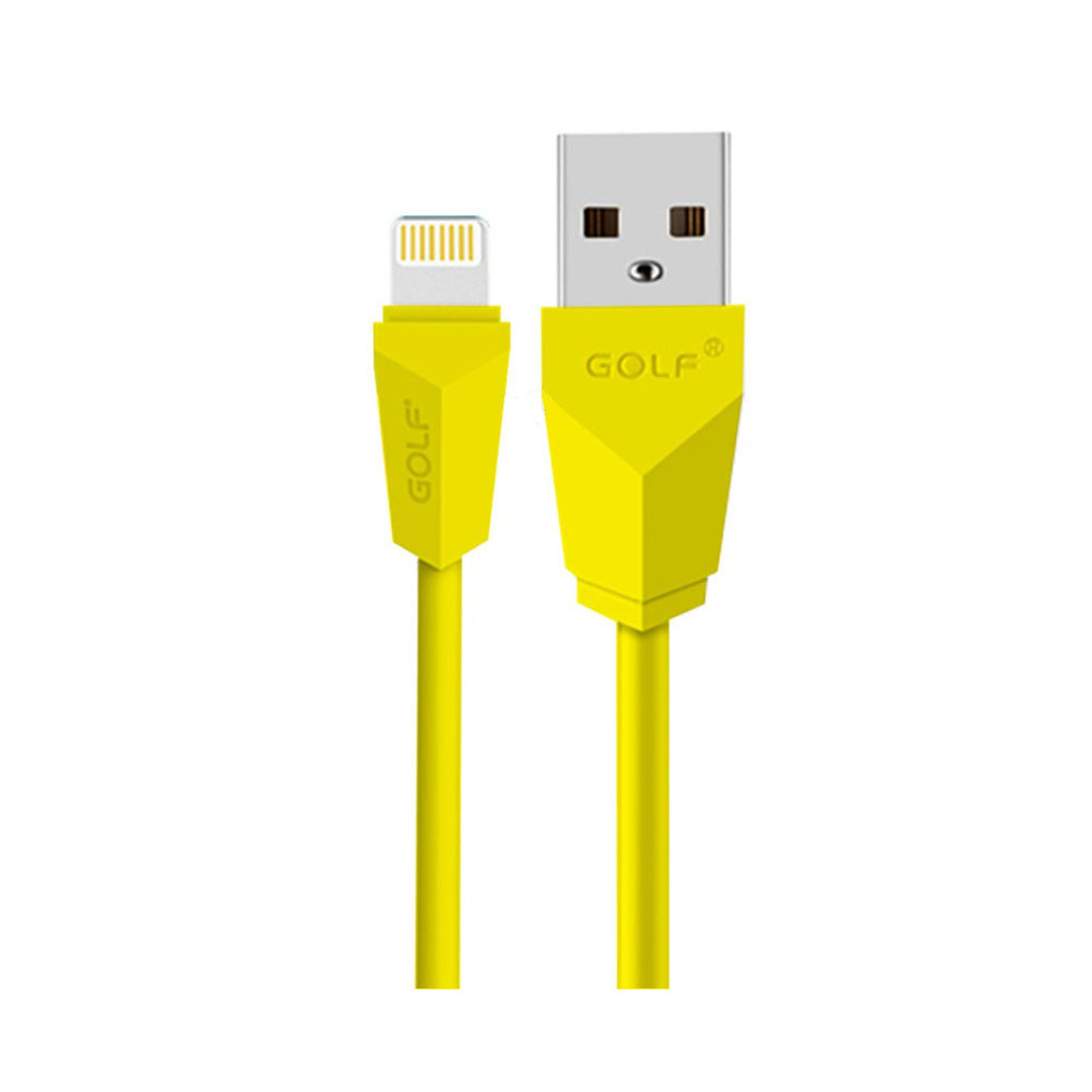 CÂBLE USB POUR IPHONE GOLF GC-27M / 1M  / Jaune