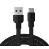 CÂBLE USB PLAT DE TYPE C GOLF GC-66T / 1M  / Noir