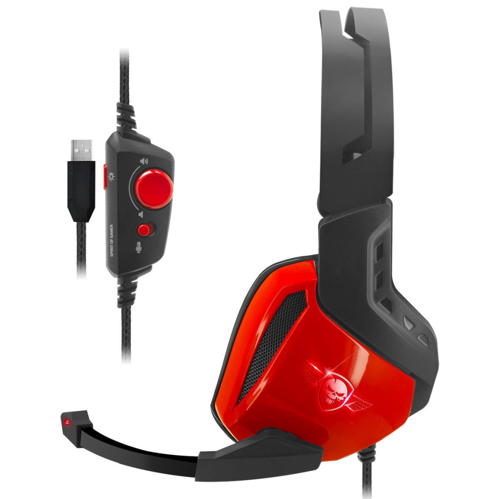 Casque Micro Gaming Spirit of Gamer Xpert-H100 RED EDITION