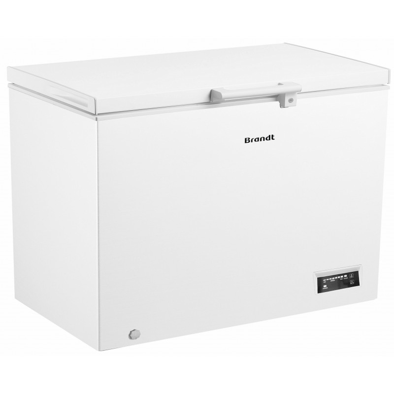 Congélateur coffre Brandt BFK747YSW / 400L / Blanc