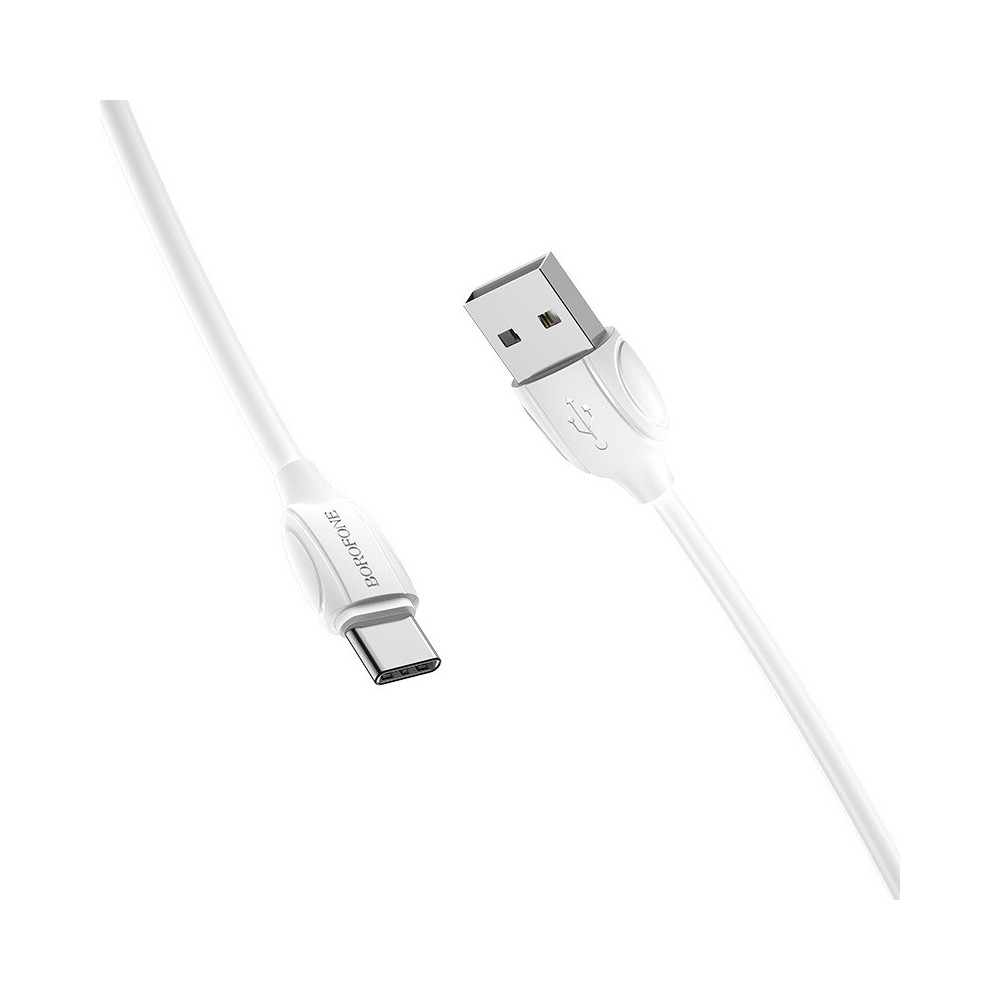 CÂBLE USB Borofone BX19 Pour USB TYPE C / 1 M / Blanc