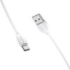 CÂBLE USB Borofone BX19 Pour USB TYPE C / 1 M / Blanc