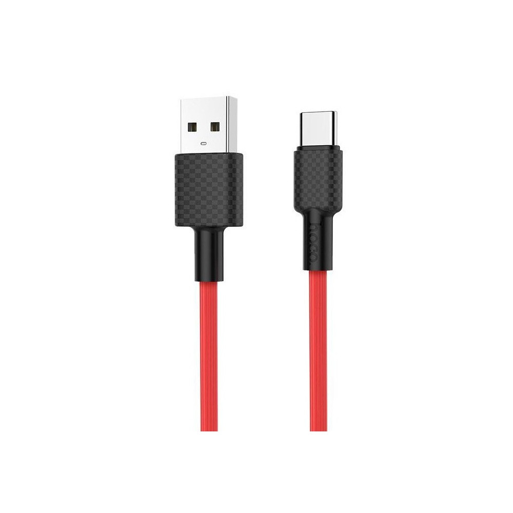 CÂBLE USB HOCO X29 2A Pour TYPE C / 1 M / Rouge