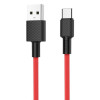 CÂBLE USB HOCO X29 2A Pour TYPE C / 1 M / Rouge