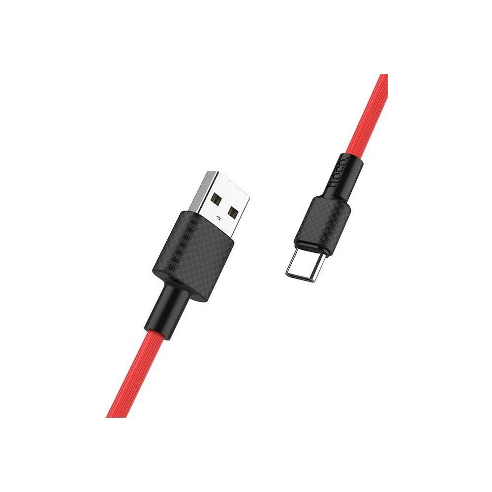 CÂBLE USB HOCO X29 2A Pour TYPE C / 1 M / Rouge