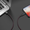 CÂBLE USB HOCO U47 Essence core Vers lightning / charge de synchronisation de données / 1.2 M / Noir