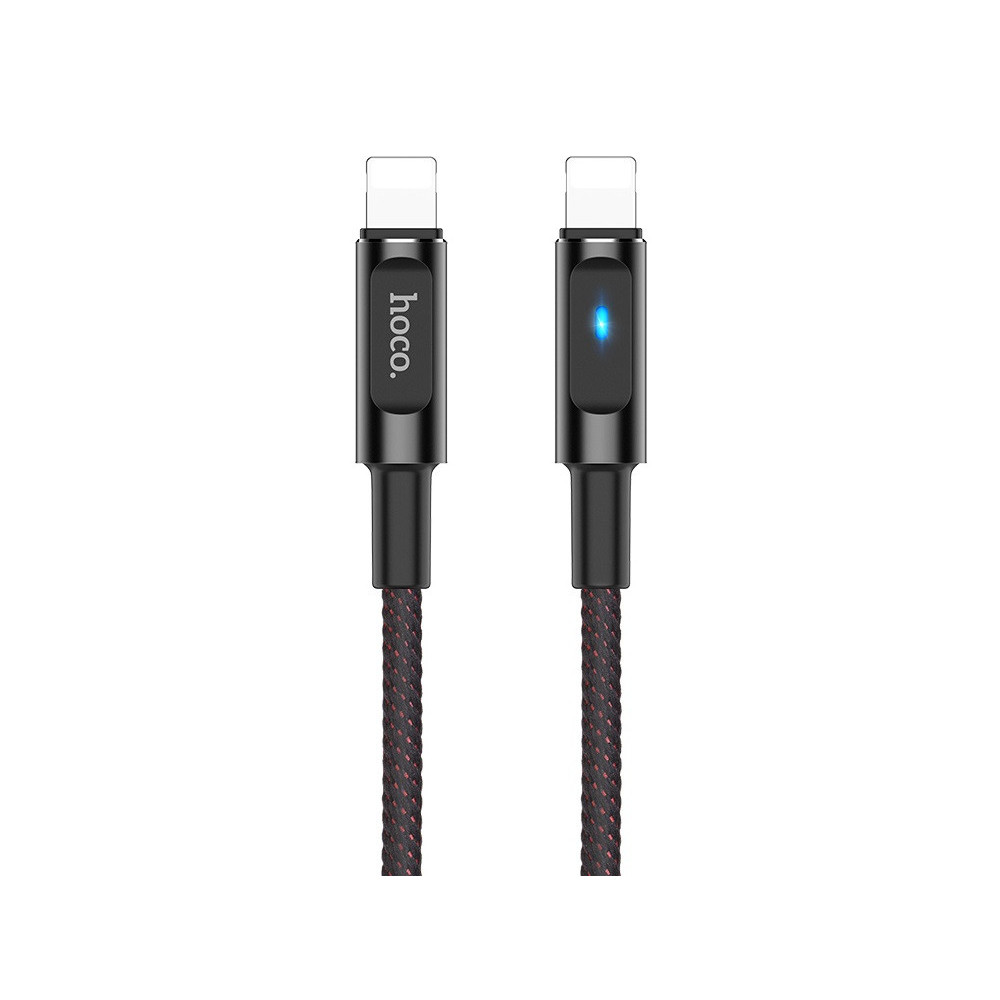 CÂBLE USB HOCO U47 Essence core Vers lightning / charge de synchronisation de données / 1.2 M / Noir