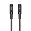 CÂBLE USB HOCO U47 Essence core Vers lightning / charge de synchronisation de données / 1.2 M / Noir