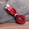 CÂBLE USB HOCO U47 Essence core Vers lightning / charge de synchronisation de données / 1.2 M / Rouge