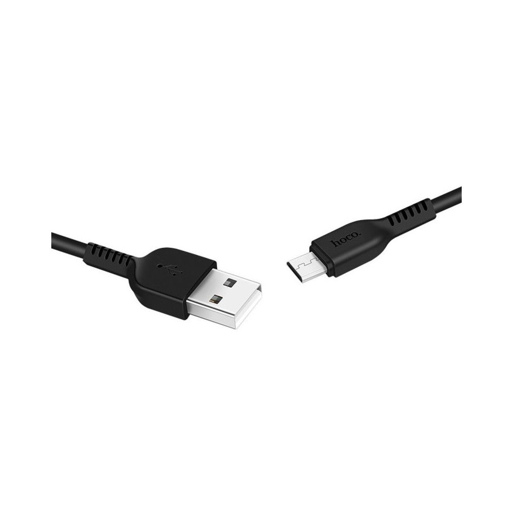Câble USB Hoco X20 vers Micro USB Flash 2 M / Noir