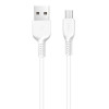 Câble USB Hoco X20 vers Micro USB Flash 2 M / Blanc