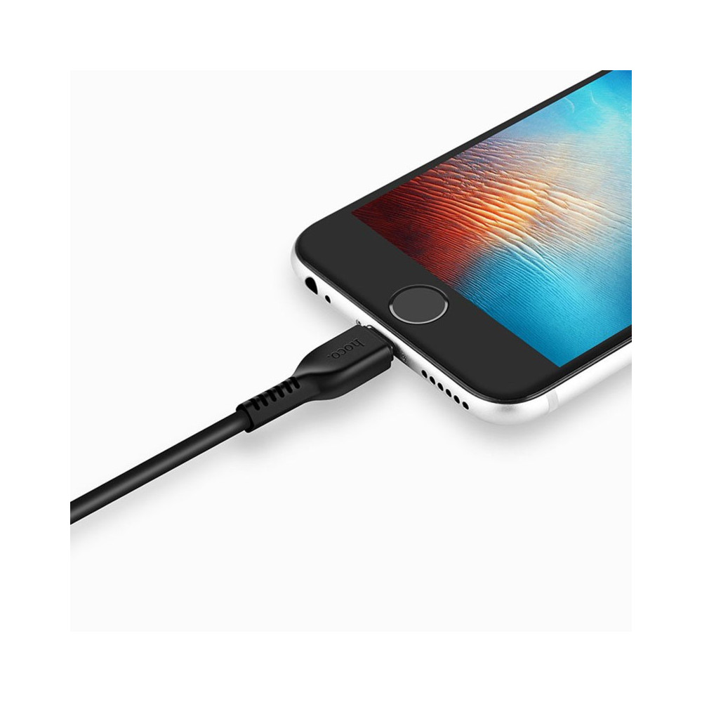 Câble USB Hoco X20 Pour IPHONE Flash 3 M / Noir