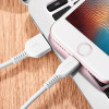 Câble USB Hoco X20 Pour IPHONE Flash 2 M / Blanc