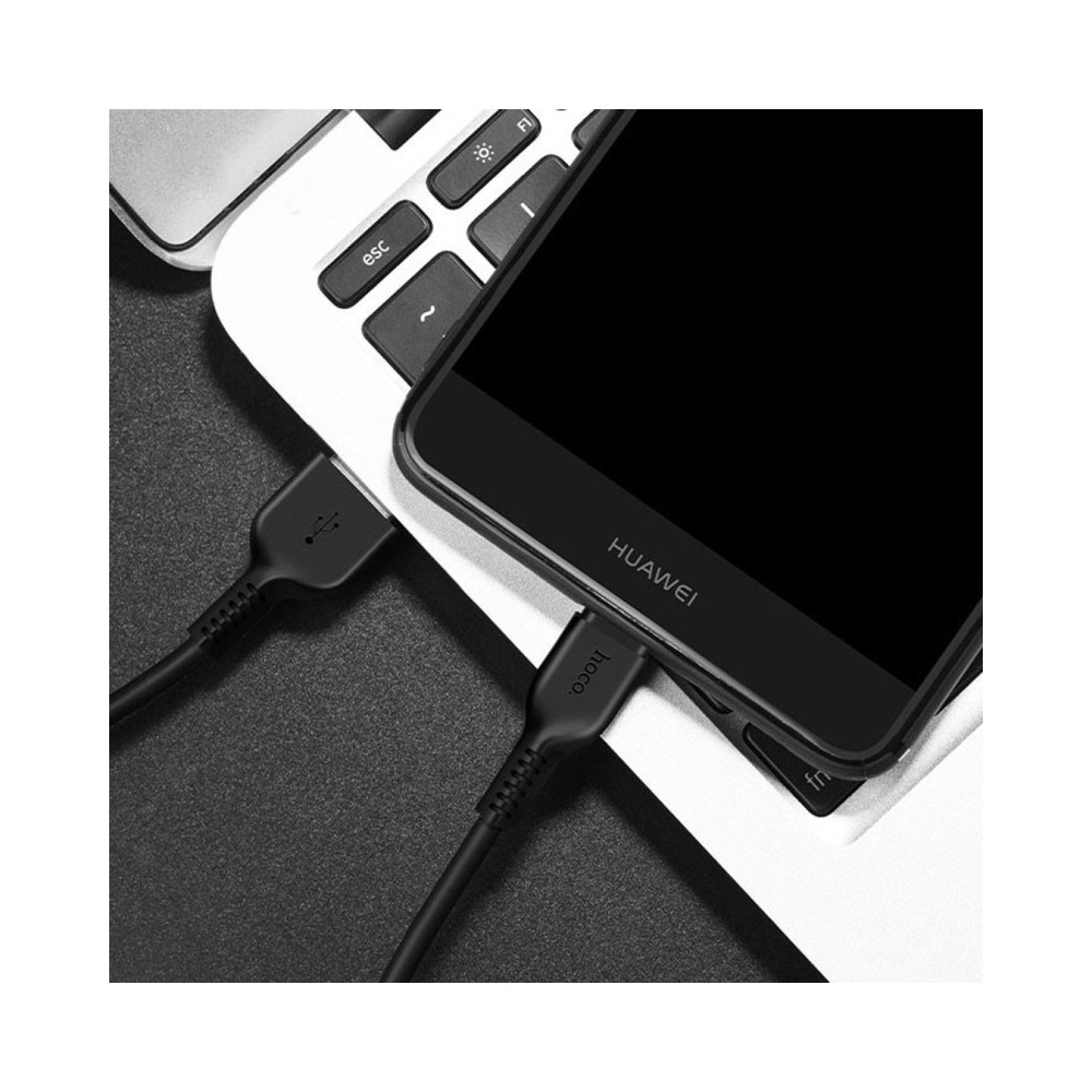 Câble USB Hoco X20 Pour Type C 2 M / Noir