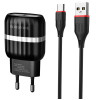 Chargeur Borofone BA24A Double Port USB Pour Type C / Noir
