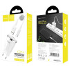 Chargeur secteur Hoco C37A + Câble Pour Type C 2.4A / 12W / Blanc