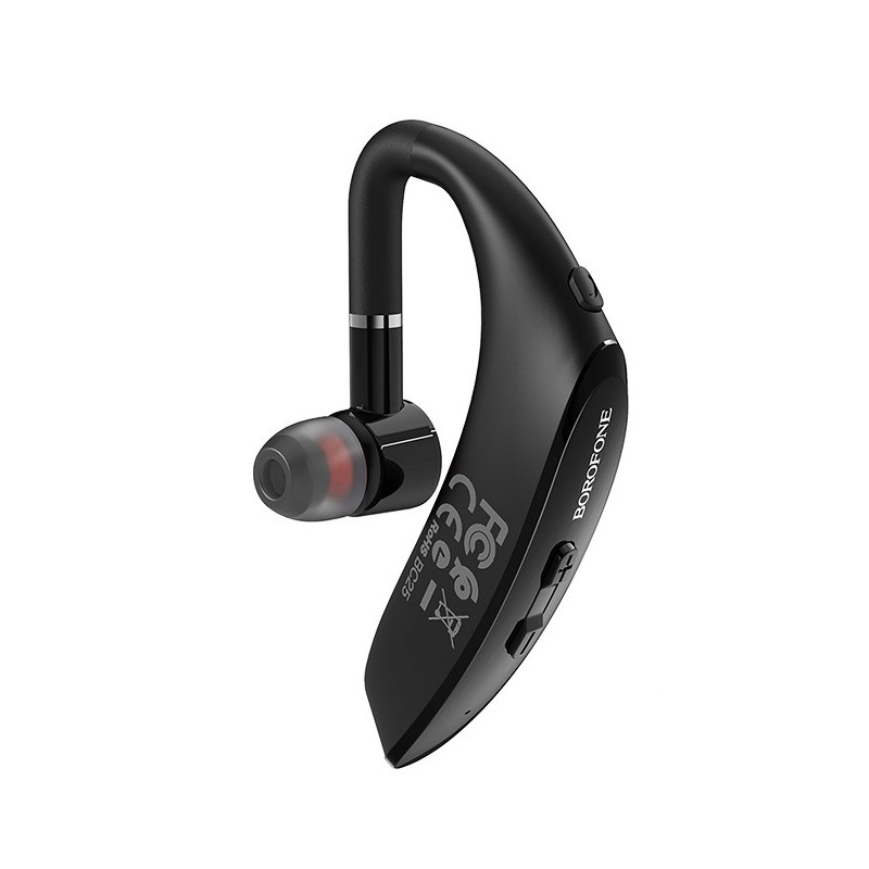 Oreillette Bluetooth Sans fil Borofone BC25 Avec Microphone / Noir