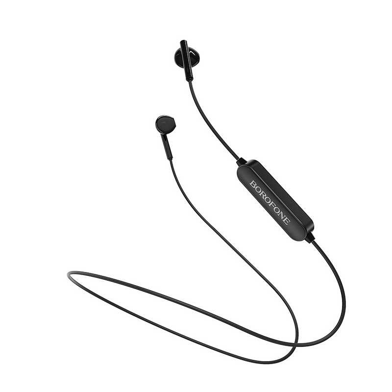 Écouteurs Bluetooth sans fil Borofone BE27 avec Lecteur Micro SD / Noir
