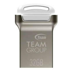 CLÉ USB 2.0 TEAMGROUP C161 / 32 GO / SILVER & BLANC