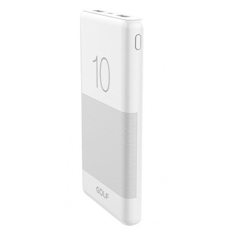 Power Bank Golf G80 Polymer 10000 mAh / Blanc