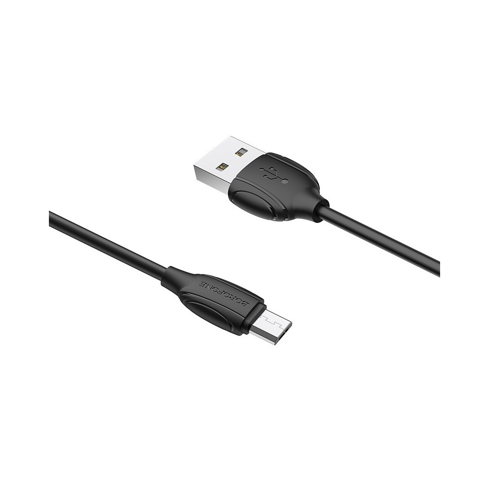 CÂBLE USB Borofone BX19 Vers MICRO USB / 1 M / Noir