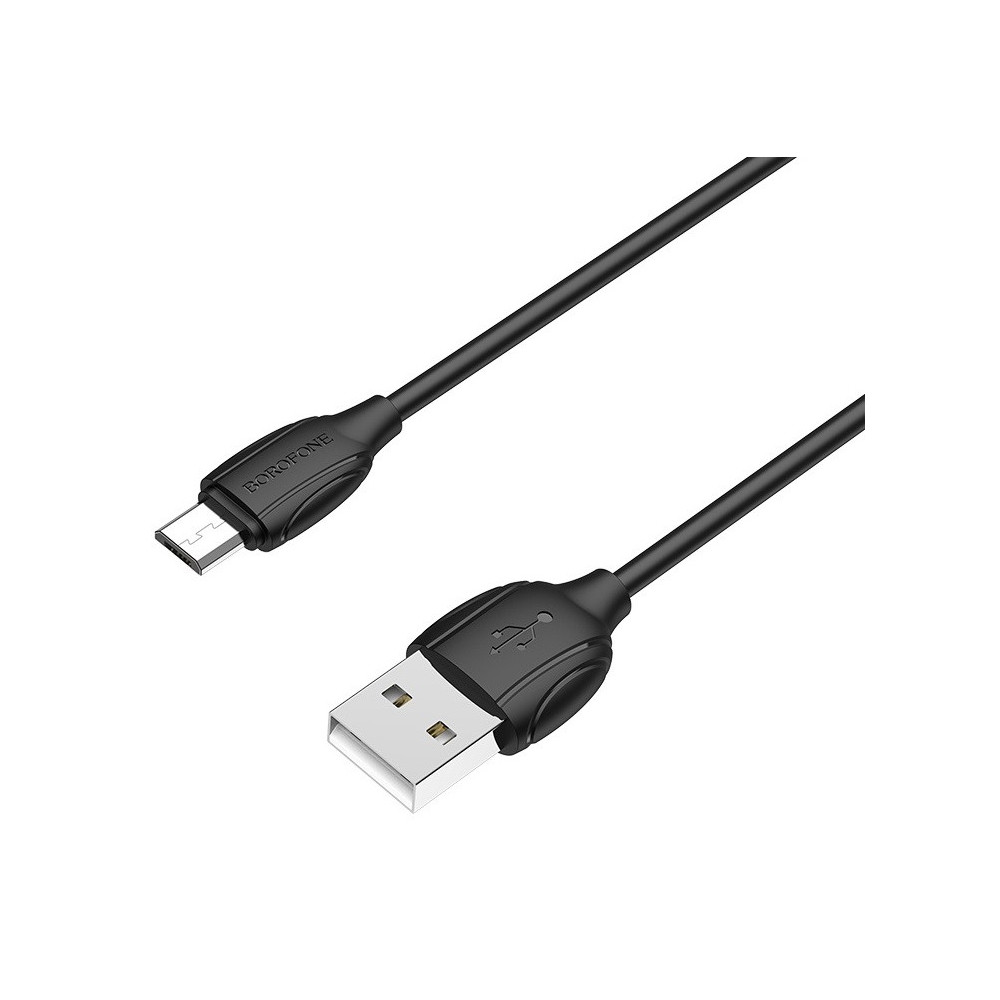 CÂBLE USB Borofone BX19 Vers MICRO USB / 1 M / Noir