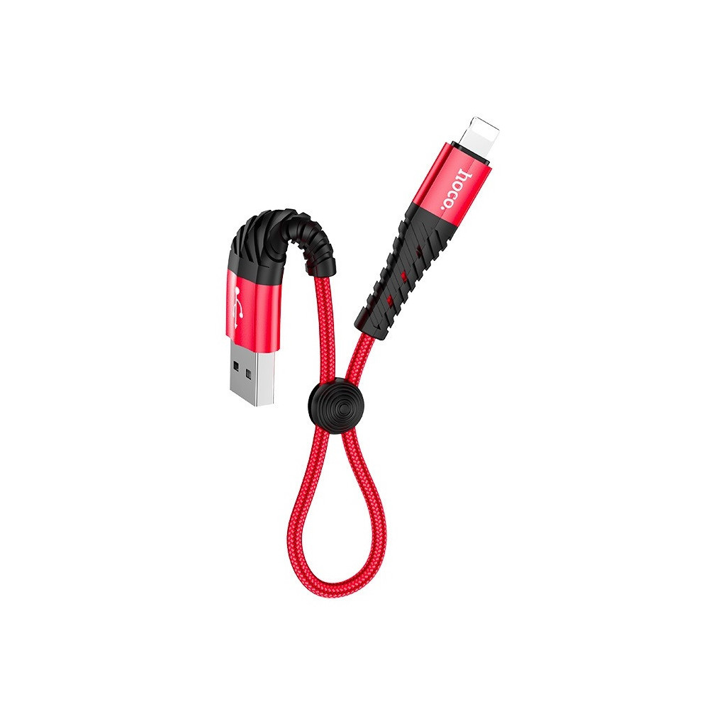 CÂBLE USB HOCO X38 2.4A Pour IPHONE / 1 M / Rouge