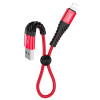 CÂBLE USB HOCO X38 2.4A Pour IPHONE / 1 M / Rouge