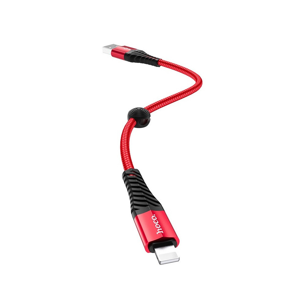 CÂBLE USB HOCO X38 2.4A Pour IPHONE / 1 M / Rouge